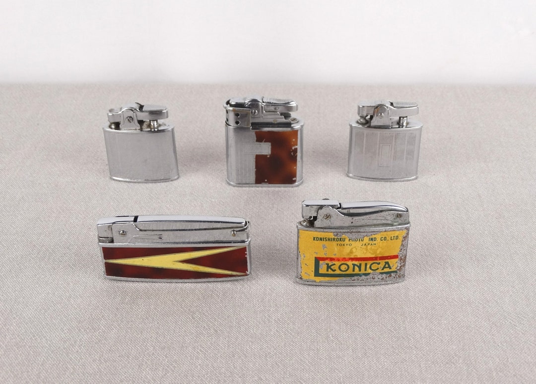 Vintage Penguin Lighters for Parts, Penguin Petrol Lighter
