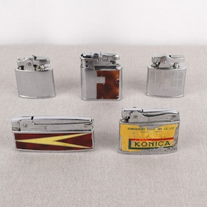 Vintage Penguin Lighters for Parts, Penguin Petrol Lighter
