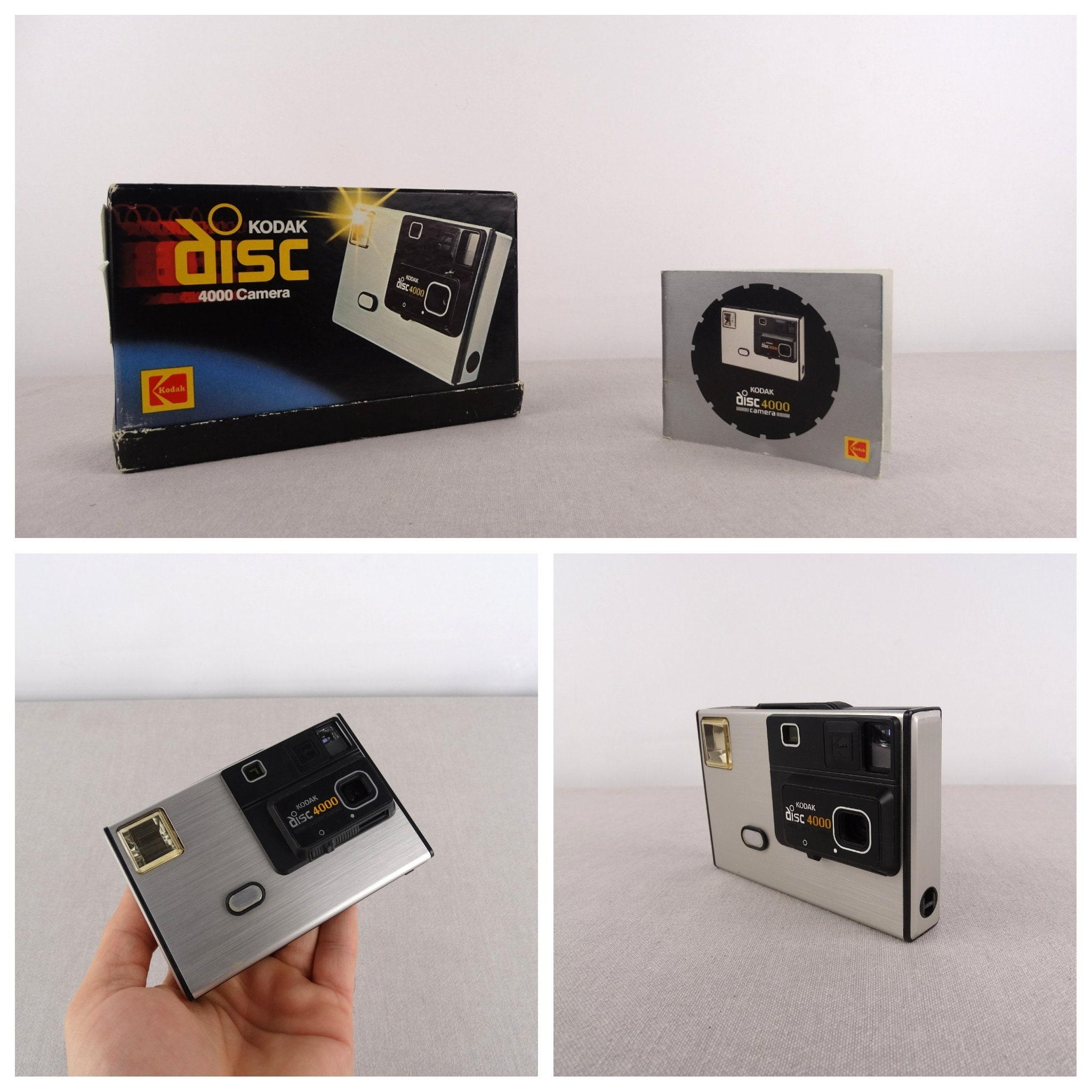 Kodak Disc 4000, Kodak Disc 3500, Disc Film Cameras, Photo Camera