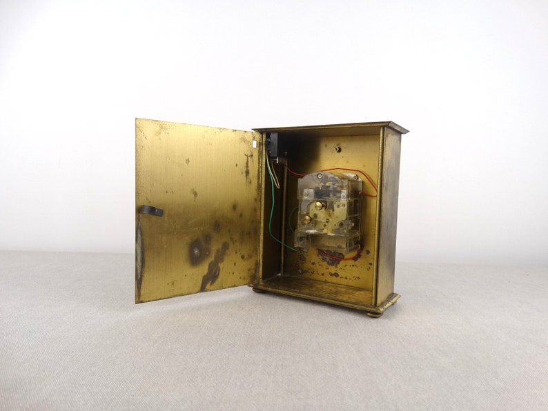 Brass Jazistor Table Clock Jaz Electric Clock Brass Clock Etsy