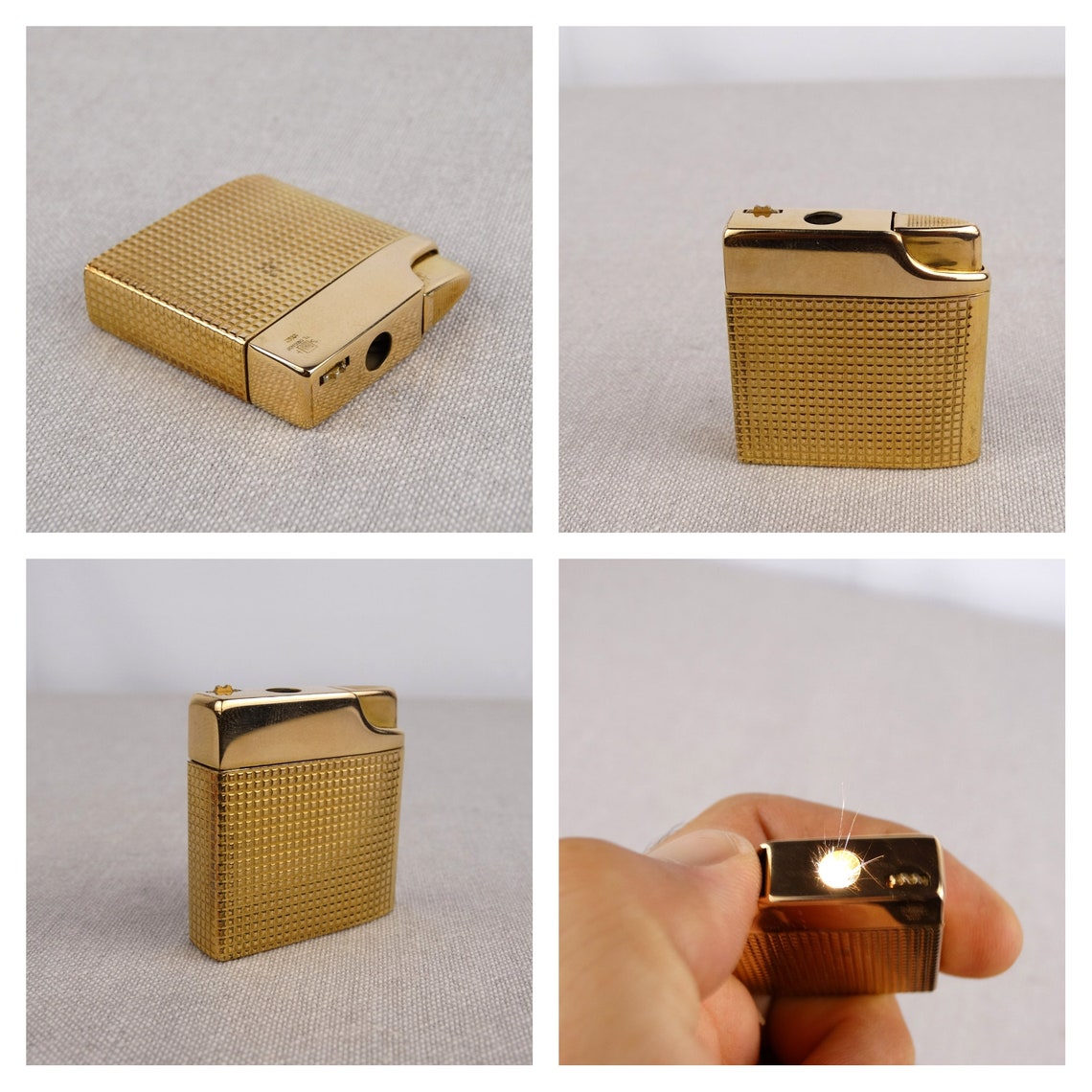 Silver Match Special Femme Gold Lighter Ladies Lighter Gas Etsy