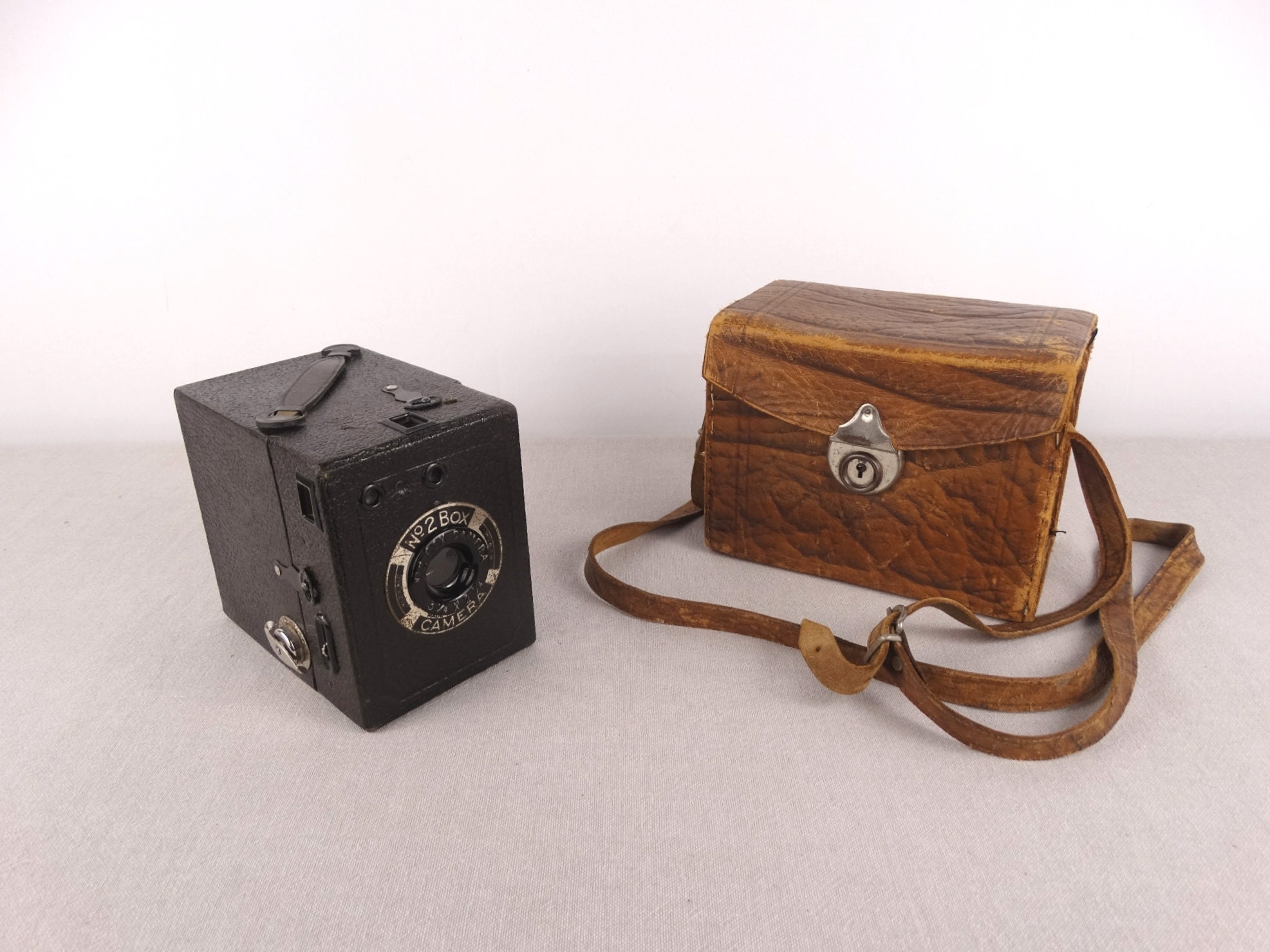 マークなし No 2 ボックスカメラ、アンティークカメラ、ボックスカメラ