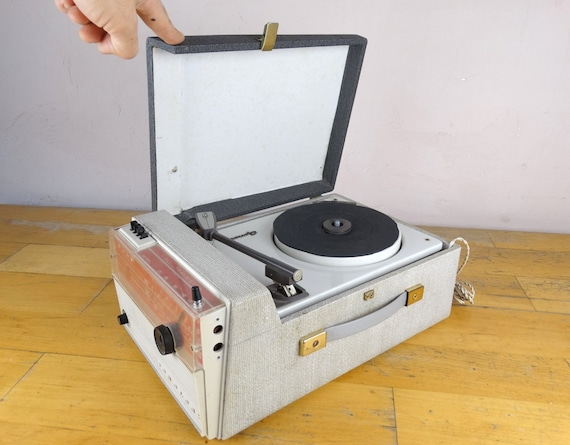 Garrard SPR 10, Lettore di registrazione portatile, Radio Transistor, Lettore  vinile, Vecchio giradischi, Gramophone, Retro Music Box, Teal Player,  Phonograph -  Italia