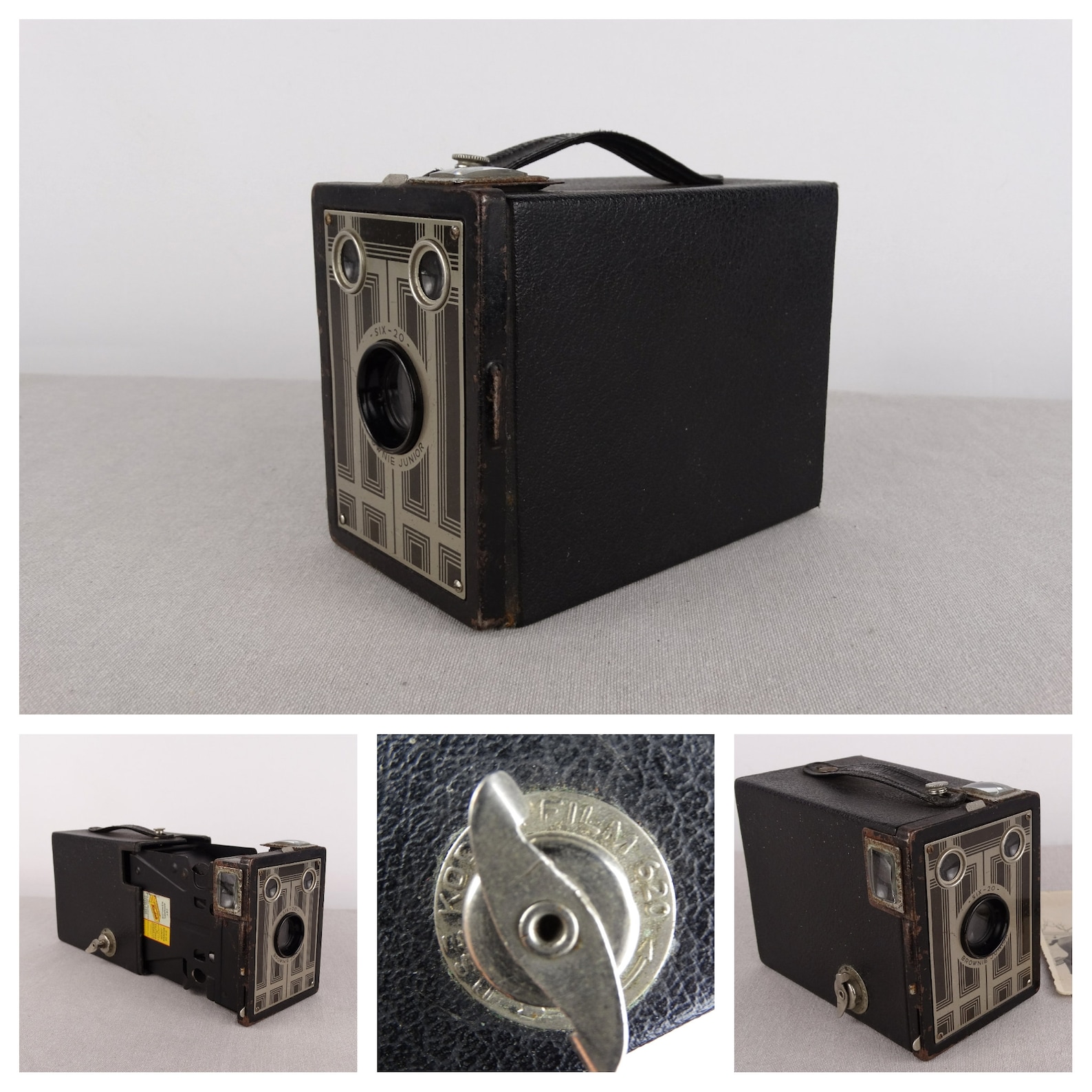 1935 Kodak Brownie Junior Six 20 Antique Kodak Camera Box Etsy Canada