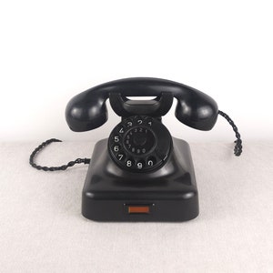 1963, Vintage Siemens Fg Tist 277d Telephone, Bakelite Telephone, Retro Telephone, Rotary Phone, Siemens Phone, Landline Phone, Old Phone