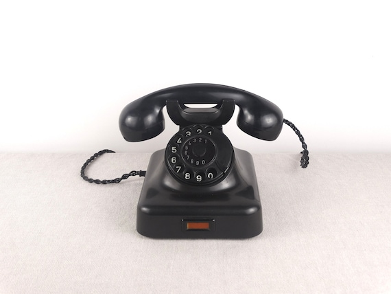 1963, Vintage Siemens Fg Tist 277d Telephone, Bakelite Telephone