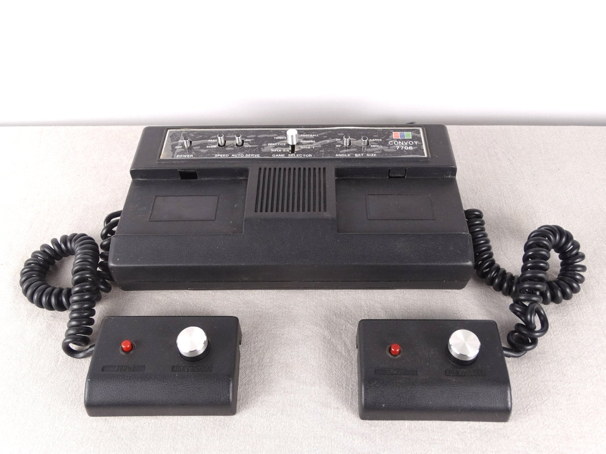Old Video Game Console Convoy 7706 Pong Video Game Video Game