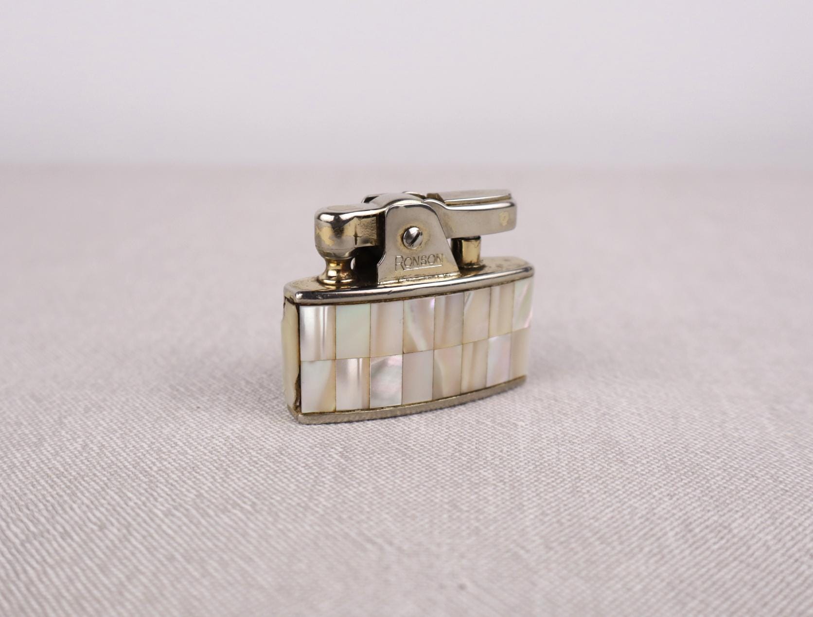 no.0435 上り月のマザーオブパール　一点物 Zippo Lighters Mother of Pearl - Etsy