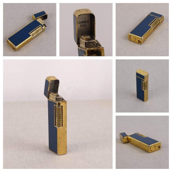Edinex 555 Feuerzeug für Teile, Vintage Edinex Feuerzeug, Gas 