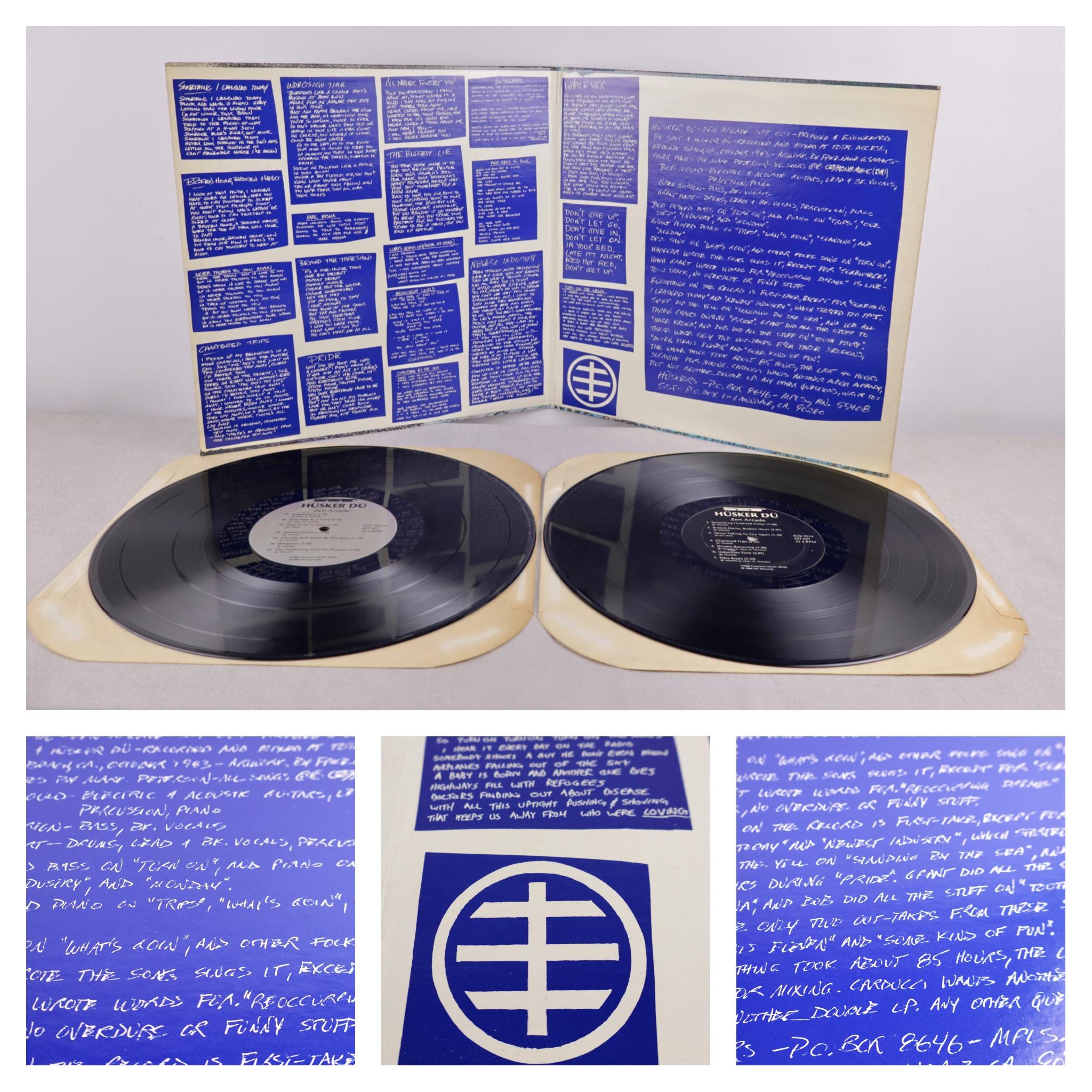 1984, Husker Du Vinyl, Zen Arcade LP, Hardcore Punk Record