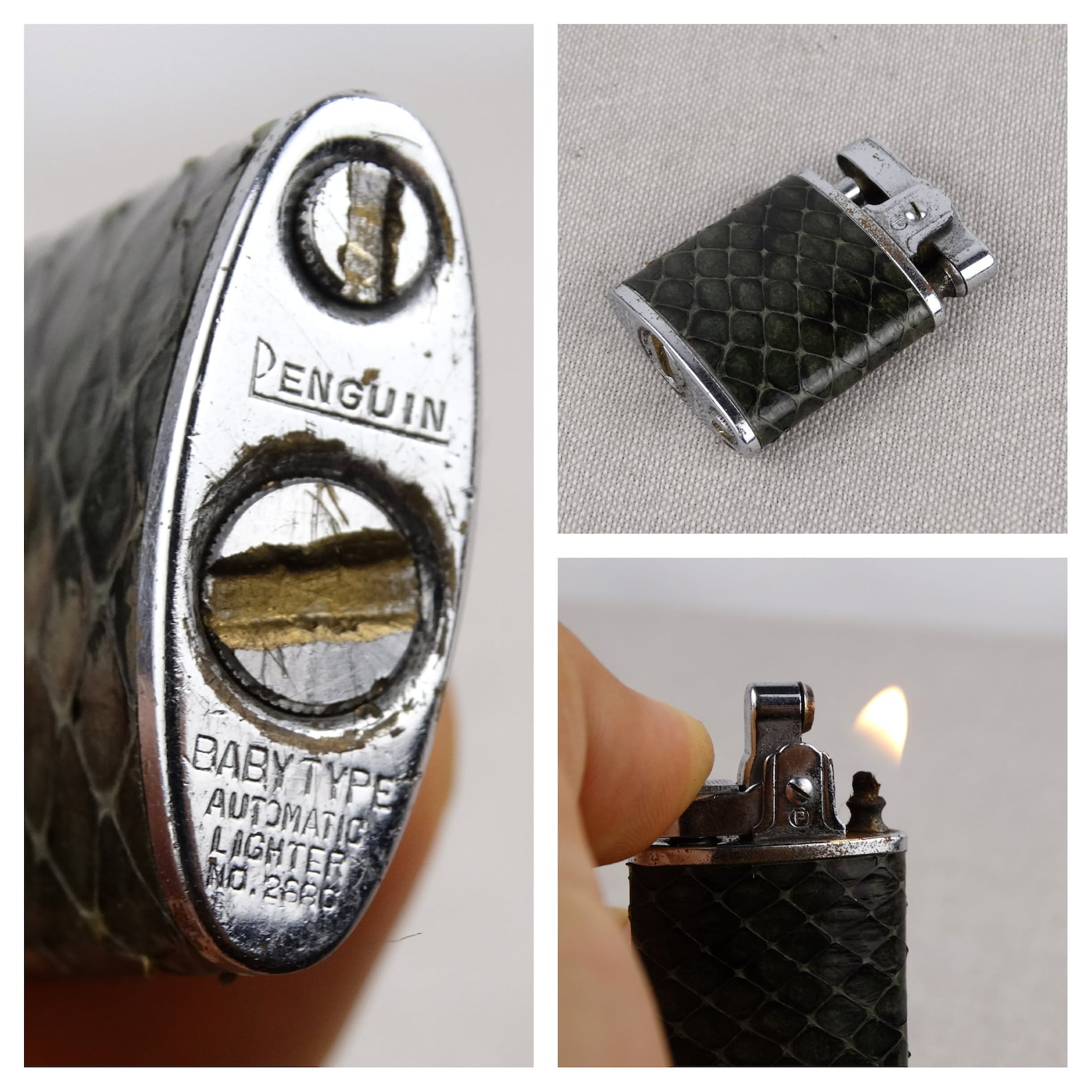 Penguin Baby Type Lighter Vintage Working Lighter Penguin Etsy