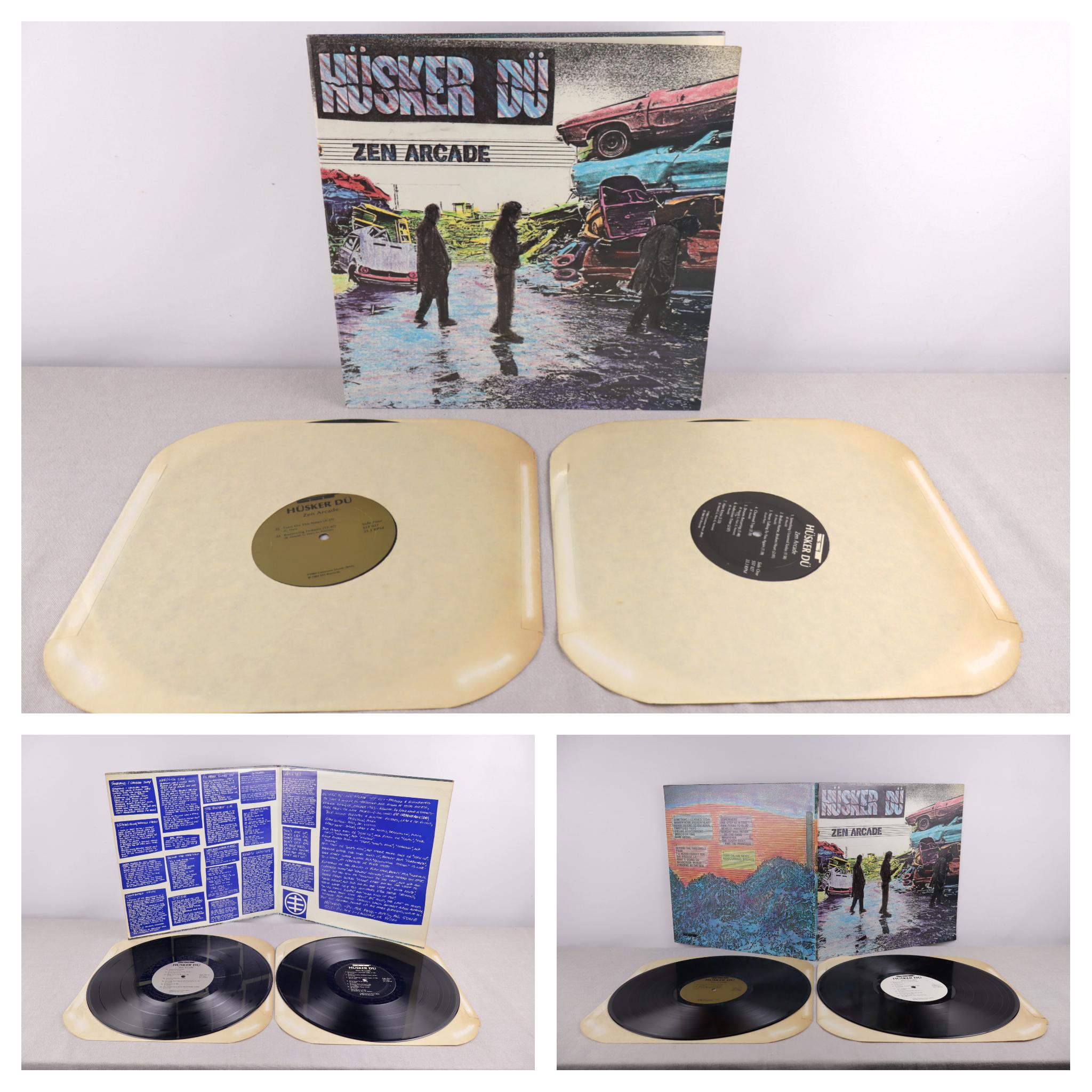1984, Husker Du Vinyl, Zen Arcade LP, Hardcore Punk Record