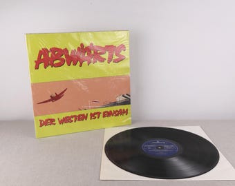 1982, Abwarts Vinyl, Der Westen Ist Einsam LP, Mercury 6435 155 Vinyl, NDW Vinyl, Post Punk Record, Industrial Rock LP,  Punk Record