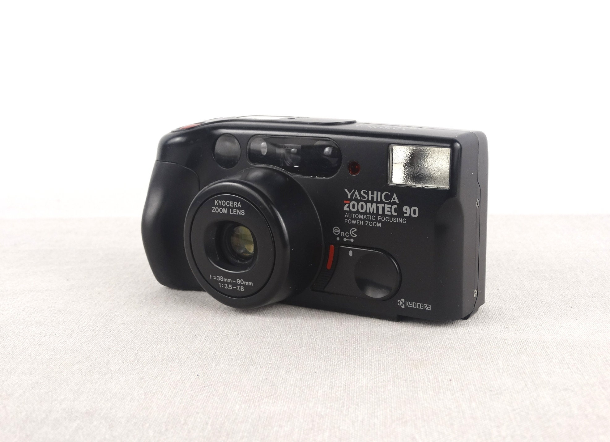 1990, Yashica Zoomtec 90 for Parts, Vintage Photo Camera, 35mm 1990, Yashica Zoomtec 90 for Parts, Vintage Photo Camera, 35mm