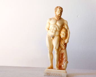 Hercules, Greek Statue, Hercules Sculpture, Hercules Statue, Greek Sculpture, Greek Statue, Ancient Greece Decor, Hercules Figurine, Statue