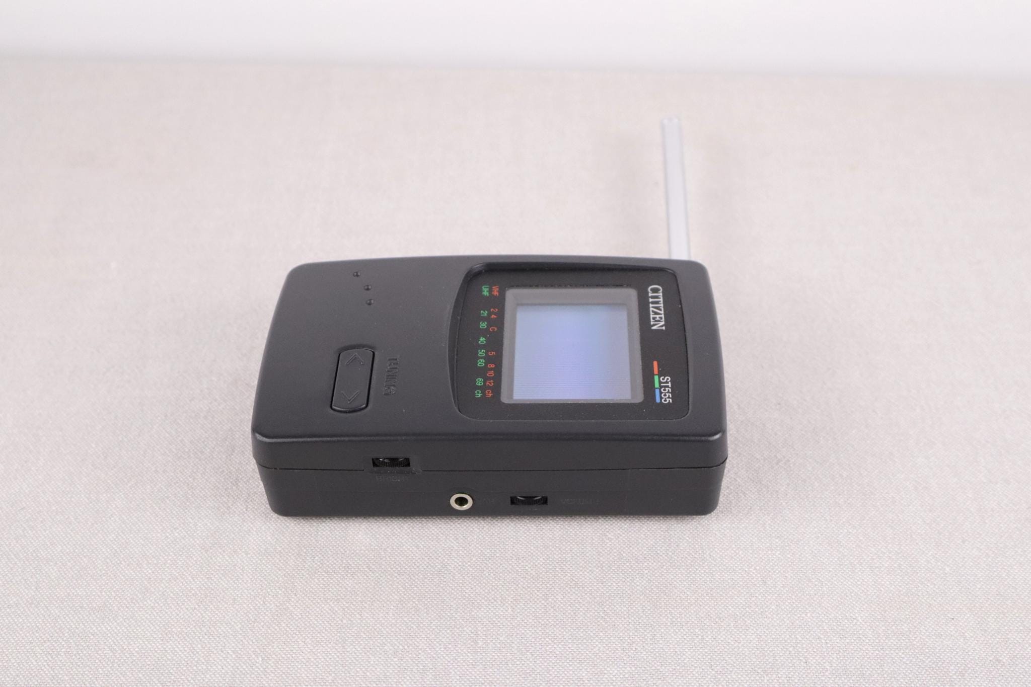Citizen ST555 Tv, Vintage Working Pocket Television, Old Monitor