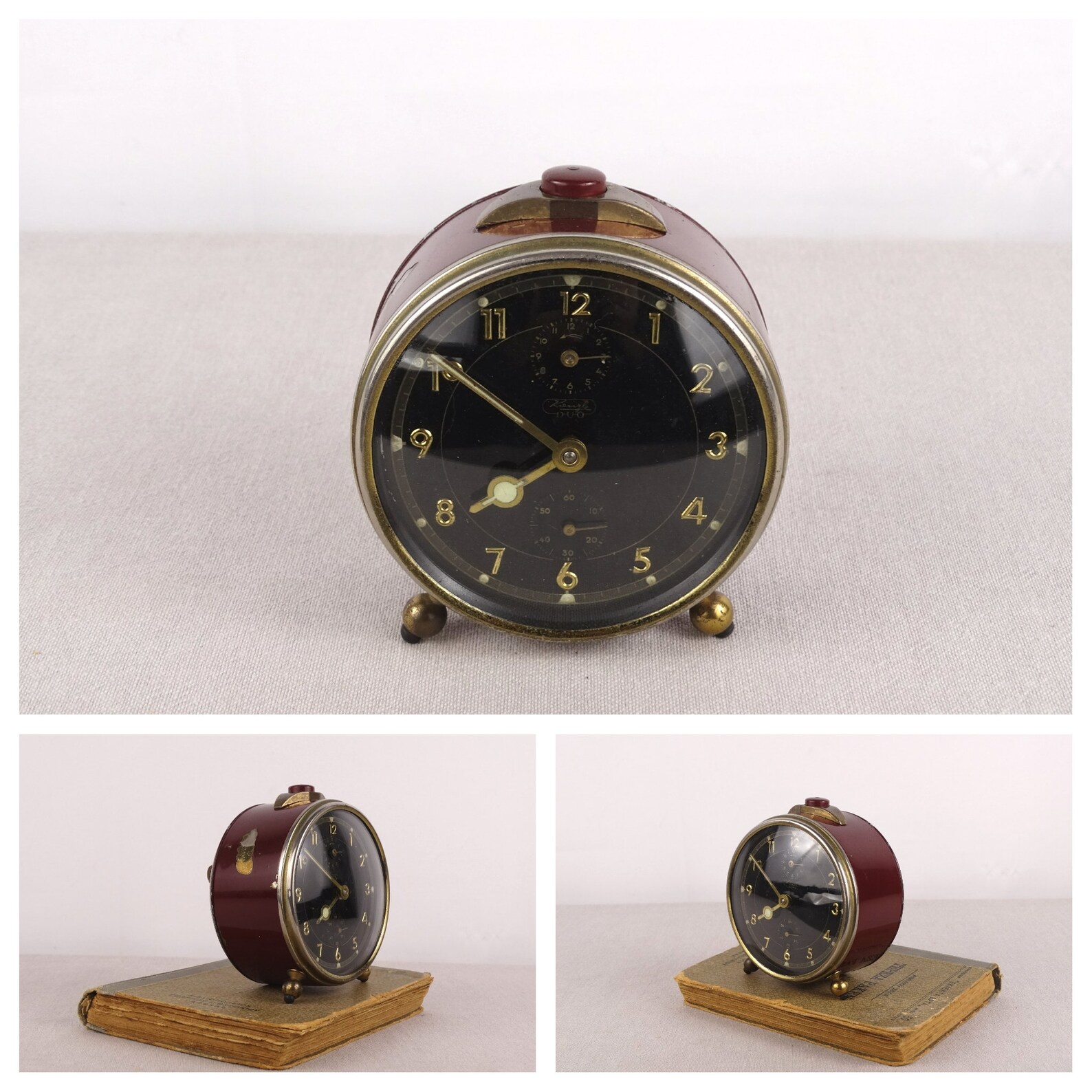 Vintage Kienzle Duo Alarm Clock Kienzle Clock Parts vintage Etsy France