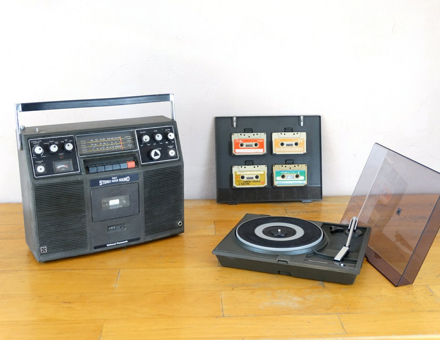 National Panasonic SG 740, Panasonic SH 74, Boombox, Record Player