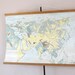School Chart of Asia, Geography Classroom Chart, Asia Chart, Pull Down ...