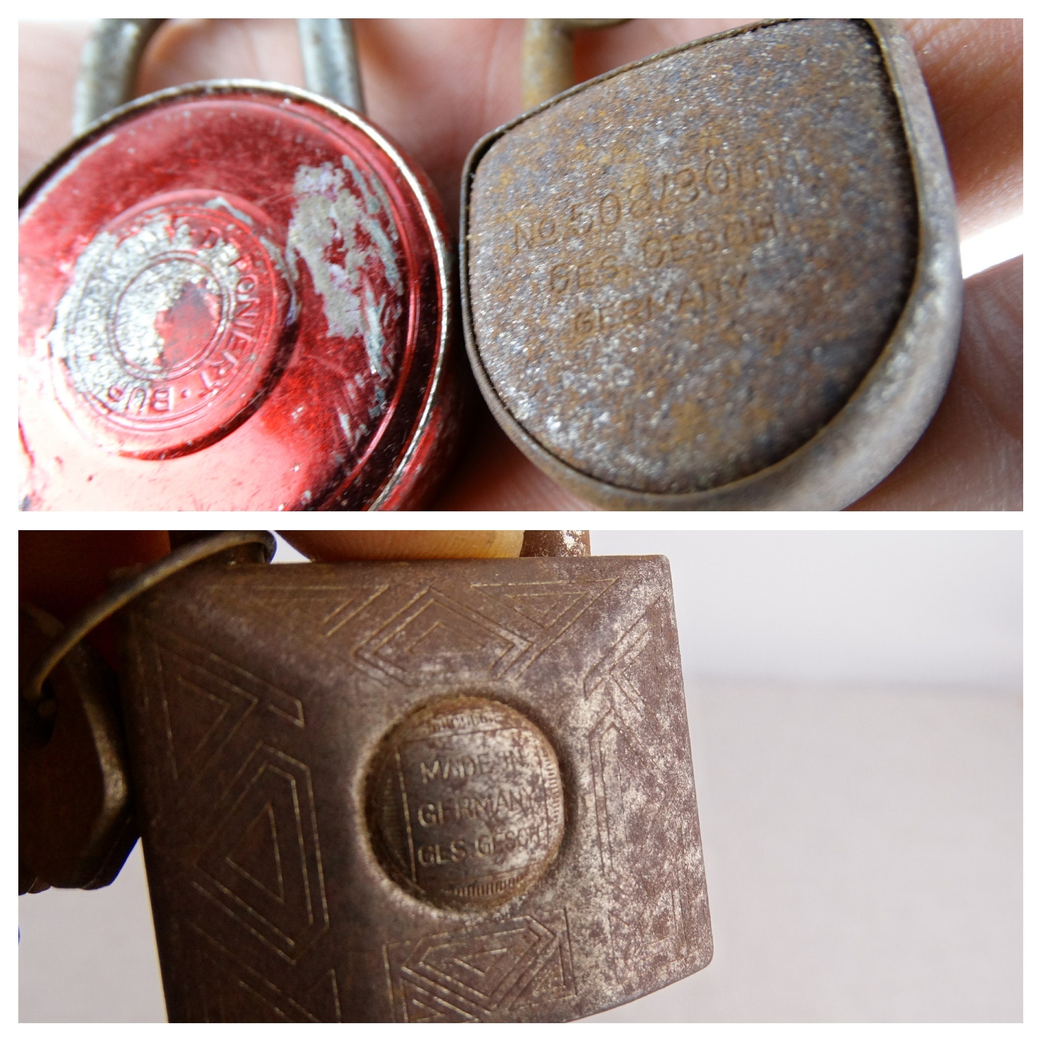 Rustic Padlocks Collection, Old Padlocks and Keys, Antique Padlock ...