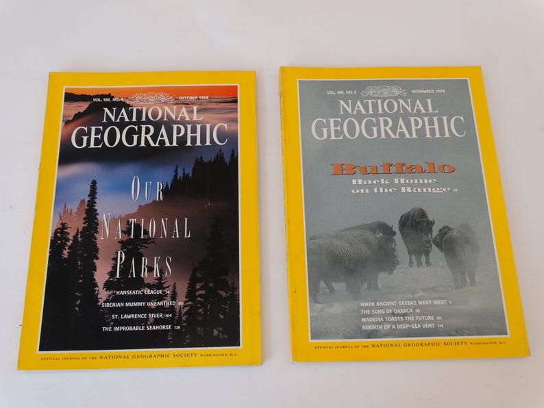 1994 National Geographic Magazine Nat Geo 1994 Nat Geo - Etsy