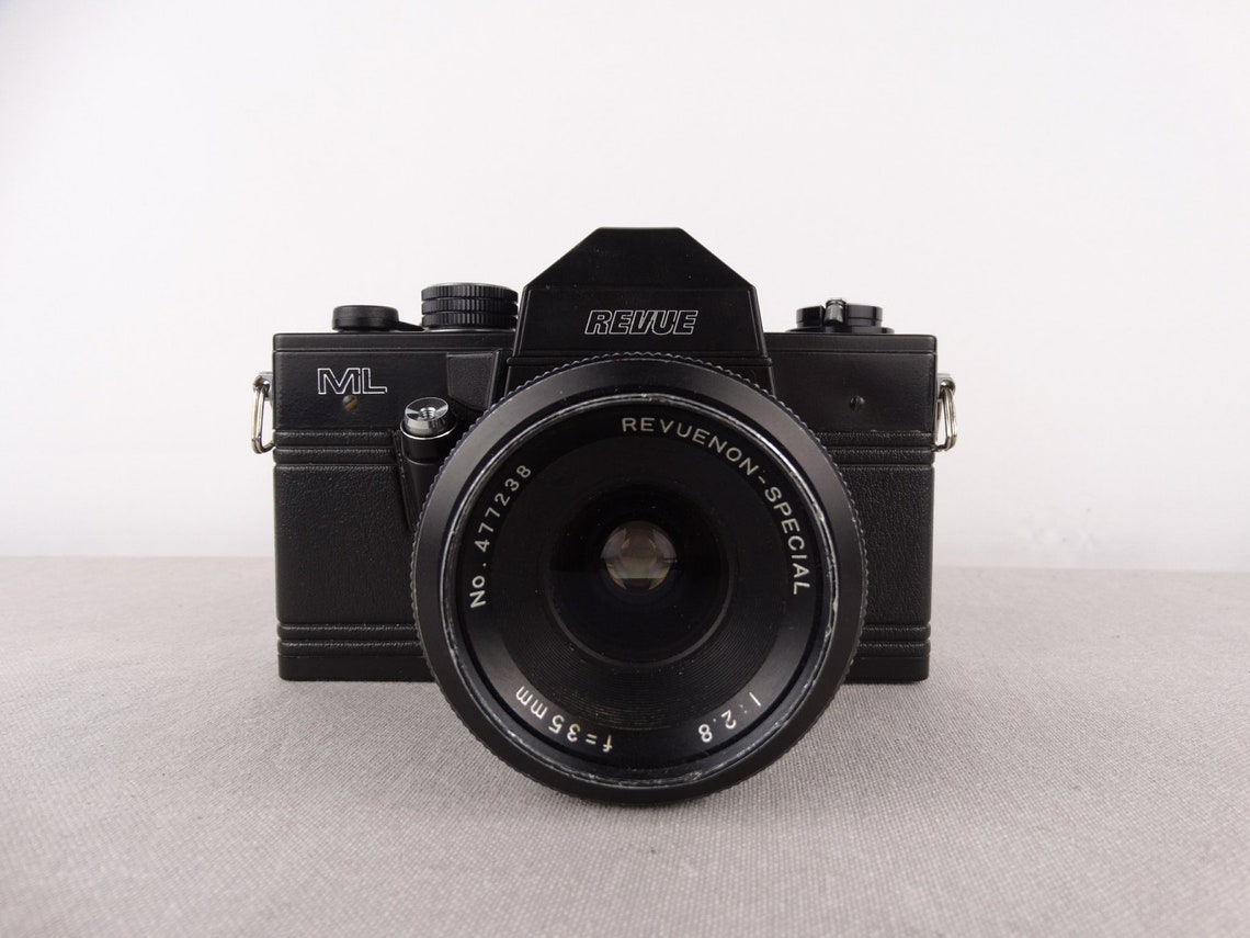Revue ML, Vintage Flash Camera, Revue ML Camera, Photo Camera, Revuetron bc 260 Flash, Revue Camera, Gift for Photographer, SLR Camera,, foto 4 di 5