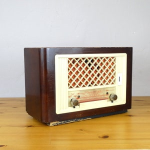 1953, Philips BX 323B 08, Tube Radio, Transistor Radio, Radio Receiver, Broadcast Receiver, Radio Tuner, Antique Radio, Radio Speaker