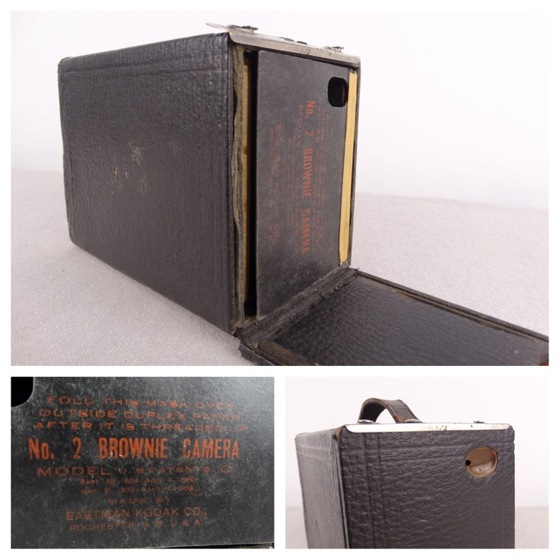 1908, Kodak Brownie No 2 Camera, Antique Kodak Camera, Box Camera ...