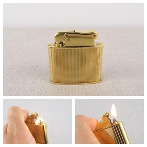 1951, KW Automatic Lighter, Vintage Lighter, Gold Plated Lighter, Petrol Lighter, Karl Wieden Lighter, Torch Lighter, Old Pocket Lighter