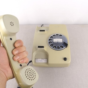 Vintage Siemens Telephone, Retro Telephone, Rotary Phone, Siemens Phone, Landline Phone, Office Telephone, Desk Telephone, Bell Telephone