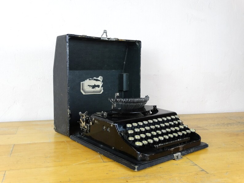 1923 Smith Premier Portable Typewriter Working Typewriter Etsy