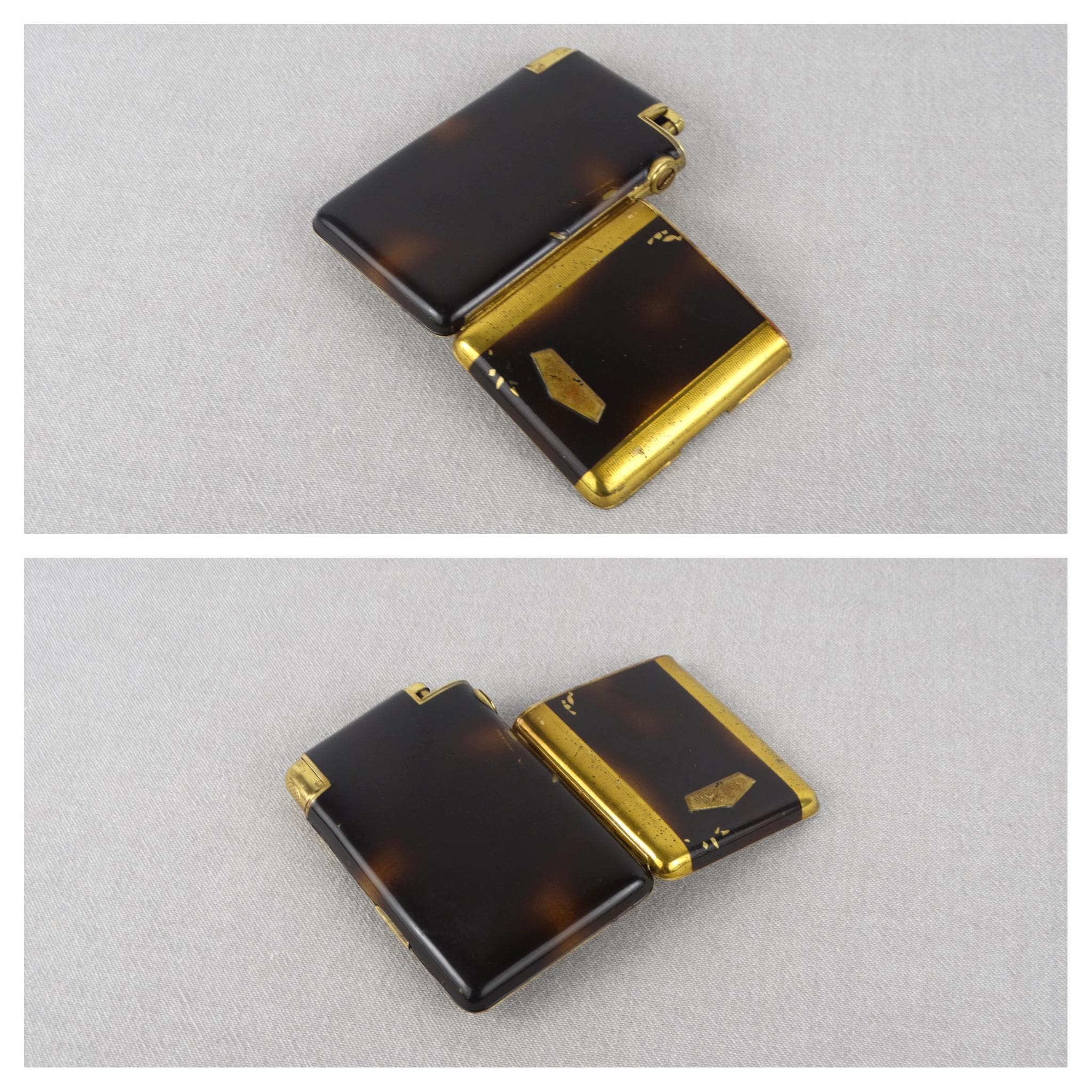 1940, Marathon Slide A Lite , Marathon Cigarette Case, Marathon Lighter,  Cigar Holder, Antique Lighter, Old Cigarrette Box, Pocket Lighter