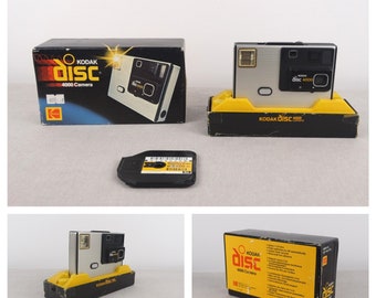 1970年代のビンテージ コダック テレディスク ディスクフィルムカメラ
