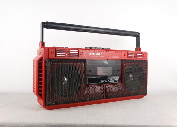 1988, Sharp WQ T231Z Boombox, Grabadora de casete de radio