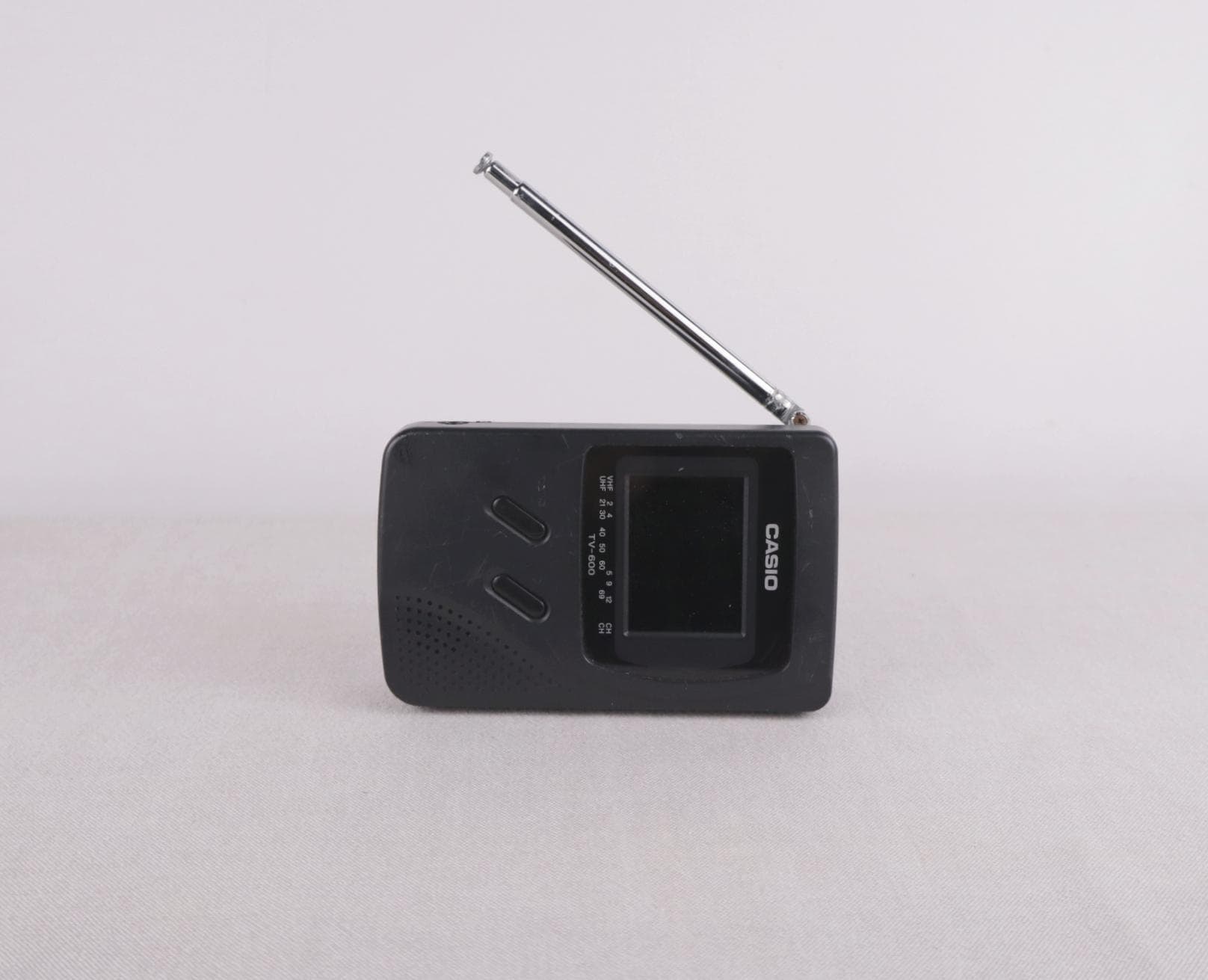 1990s, Casio TV-600N for Parts, Retro Portable TV, Vintage Analog