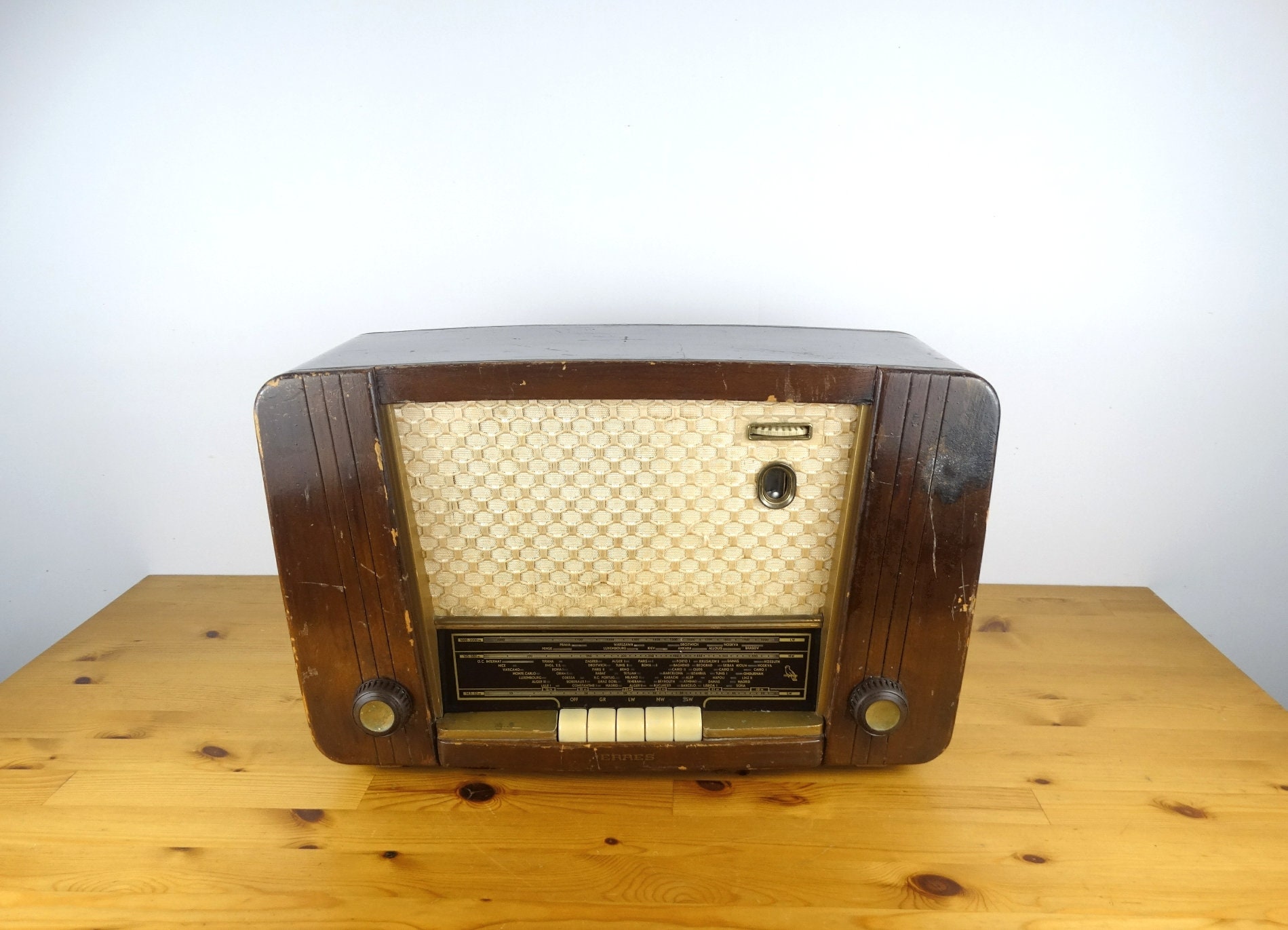 Antique wooden radio - Etsy 日本