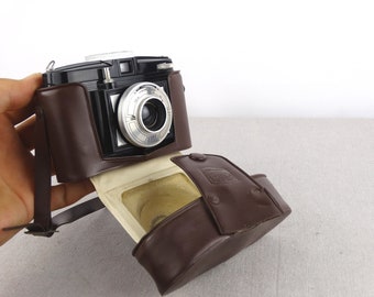Aparat Bilora Bella, Synchro Flash, Aparat Bella, Aparat Fotograficzny, Aparat Filmowy 127, Bilora, Futerał Na Aparat, Aparat Niemiecki, Aparat Vintage