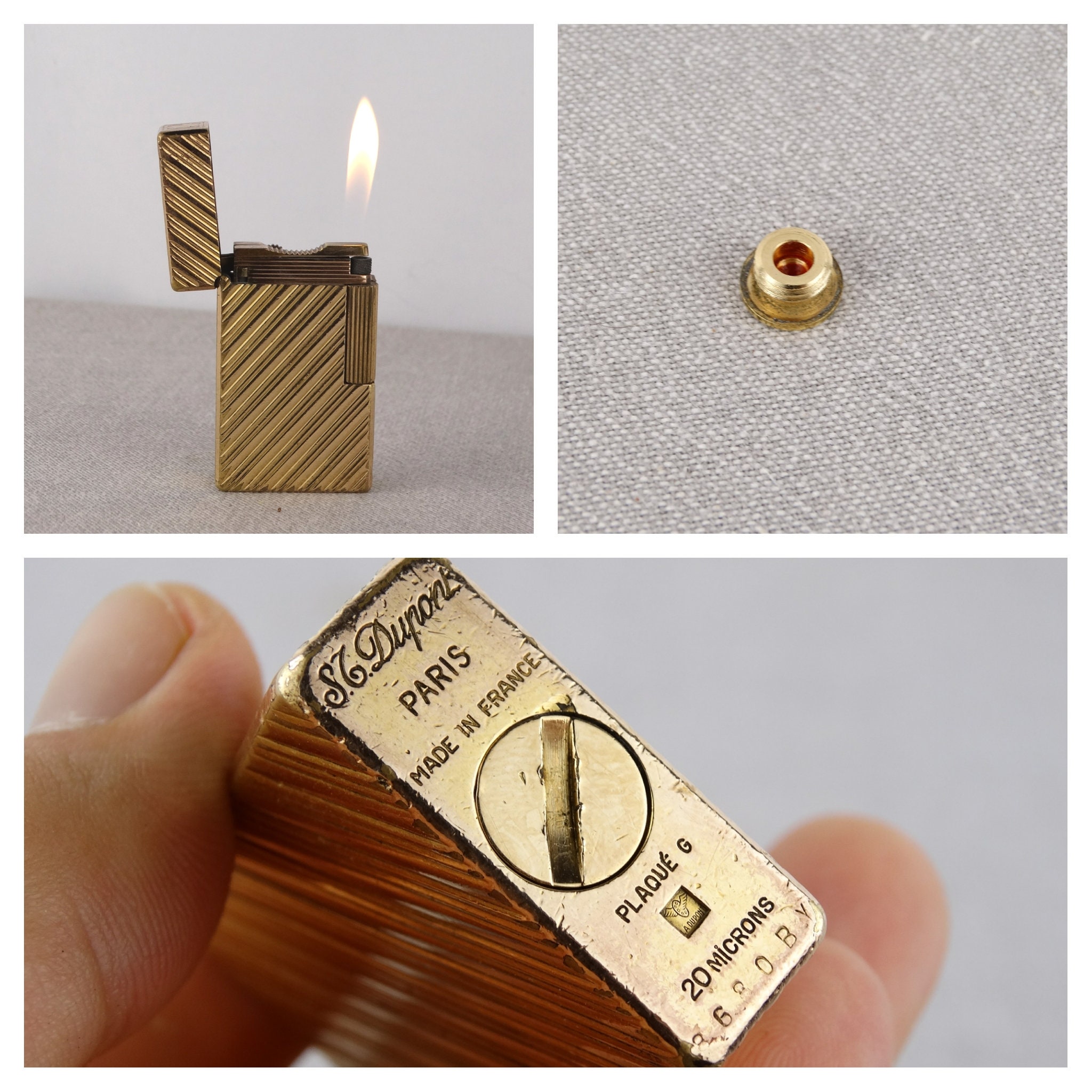 S.T. Dupont ゴールドライター 2011 ライン2 ヴァーティカルライン イエローゴールド | S.T. Dupont