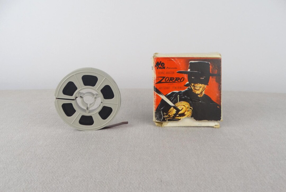 1968, Vintage Zorro Movie Film, Super 8 Film, Zorro the Fox, Super