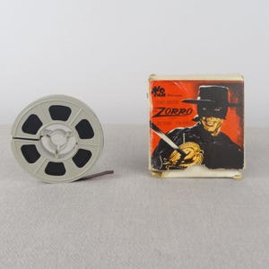 1968, Vintage Zorro Movie Film, Super 8 Film, Zorro the Fox, Super 8 Movie, Vintage Zorro Film, Super 8mm Movie Film, Retro Film, Zorro