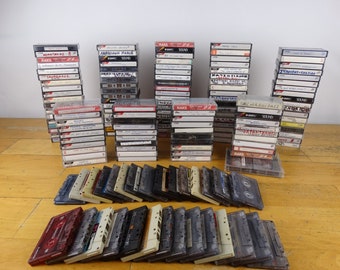 Vintage Cassettes lot, Cassettes Collection, Tapes, Vintage Audio Tape, Tape Player Cassette, Boombox Cassette, Greek Music, Soundtrack Tape