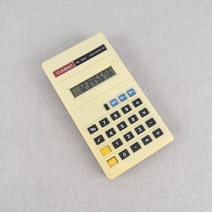 1988, CASIO HL 812 Calculator, Electronic Calculator, Digital Calculator, Retro Calculator, Battery Calculator, Vintage Desk Calculator