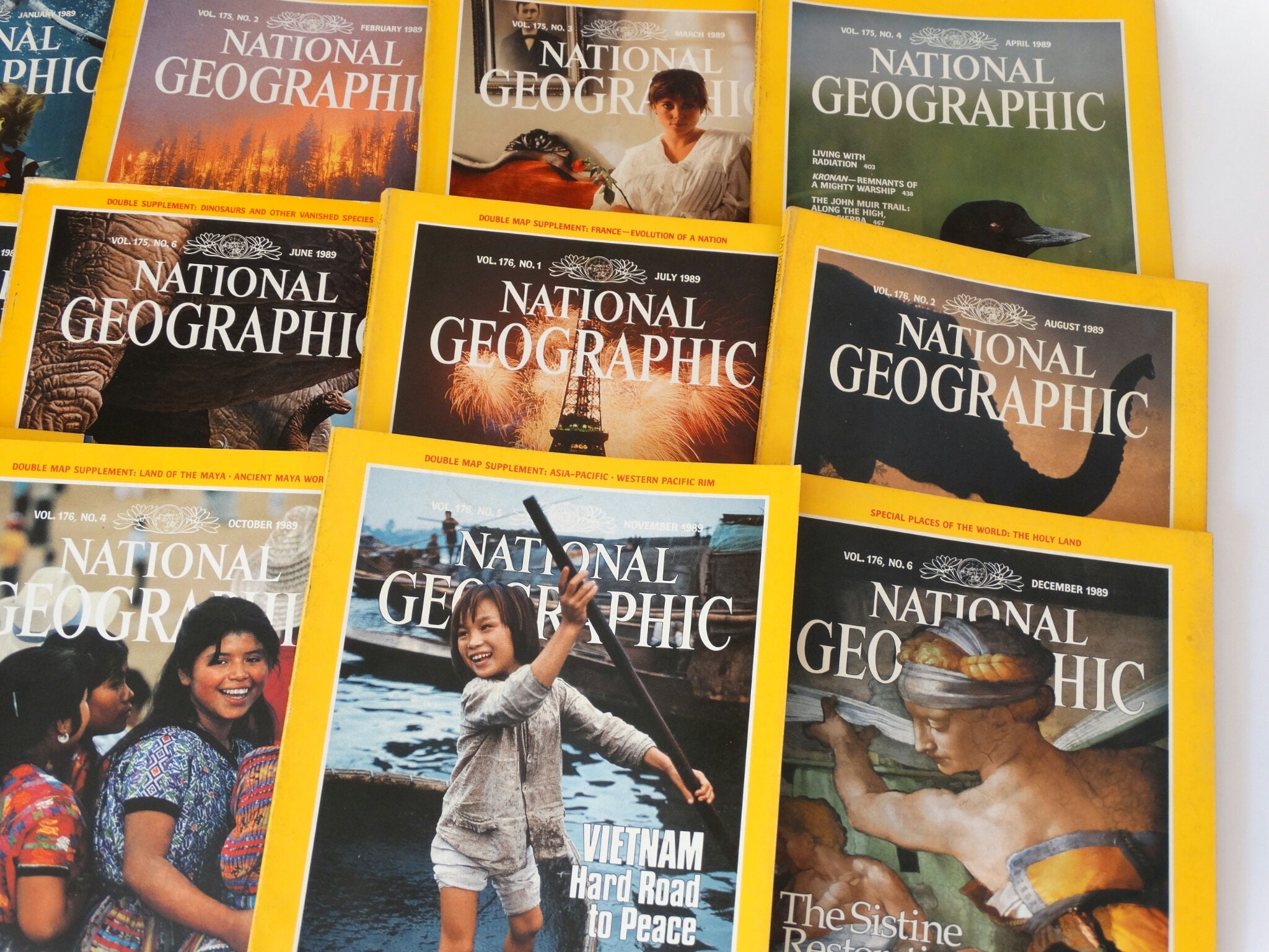 1989, National Geographic Magazine, Nat Geo 1989, Nat Geo Magazine