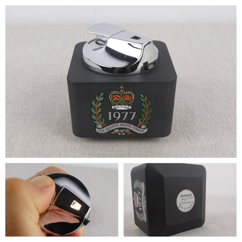 1977, Ronson Quadrant Table Lighter for Parts, Ronson Gas Lighter ...