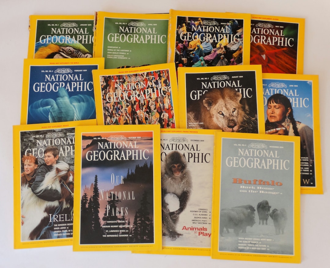 1994, National Geographic Magazine, Nat Geo 1994, Nat Geo