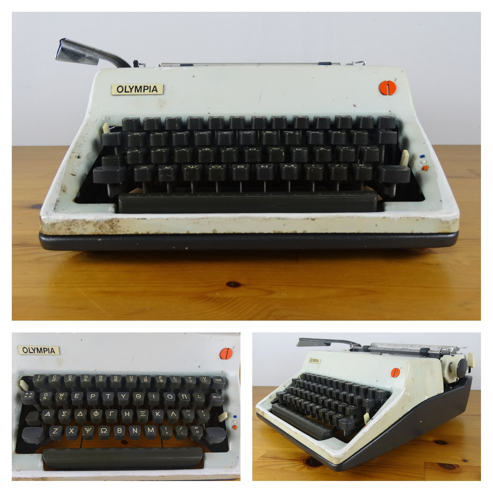 1972 Writing 1972, Olympia SM9 Typewriter, Desktop Typewriter, Retro Typewriter ...