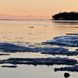 Fine Art Photography • Twill by Twilight • Tranquil Mid-Winter Seascape Waterscape • Nautical, Landscape • High Res Print