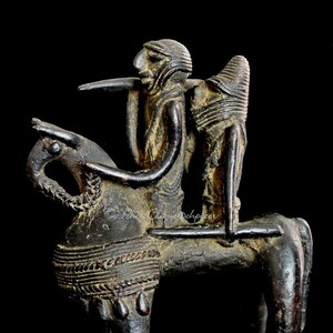 African Art • Fine Art Photography • Ethnographic Art Image Series • Kotoko Bronze Equestrian Warriors • Tribal Art • High Res Print
