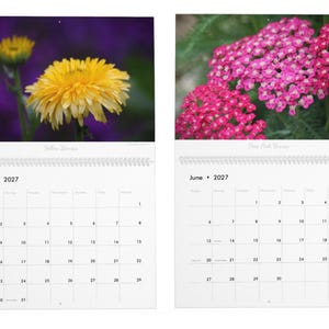 Floral Flourish • 2027 Monthly Wall Calendar • Wall Art • Intimate Portraits of Flowers • Floral Nature • Fine Art Photography image 4