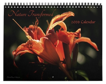 Calendar • Nature Transformed • 2026 Monthly Wall Calendar • Wall Art • Landscape Seascape Nature • Fine Art Photography